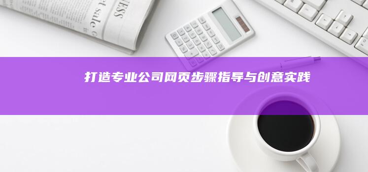 打造专业公司网页：步骤指导与创意实践